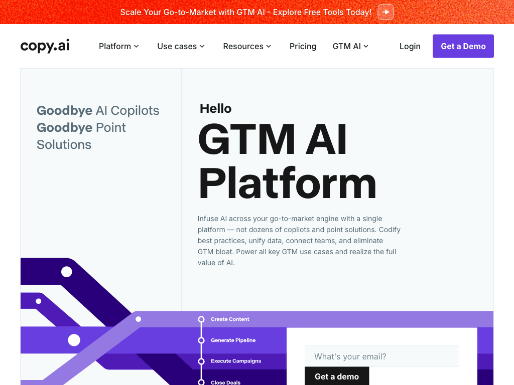 Copy.ai screenshot