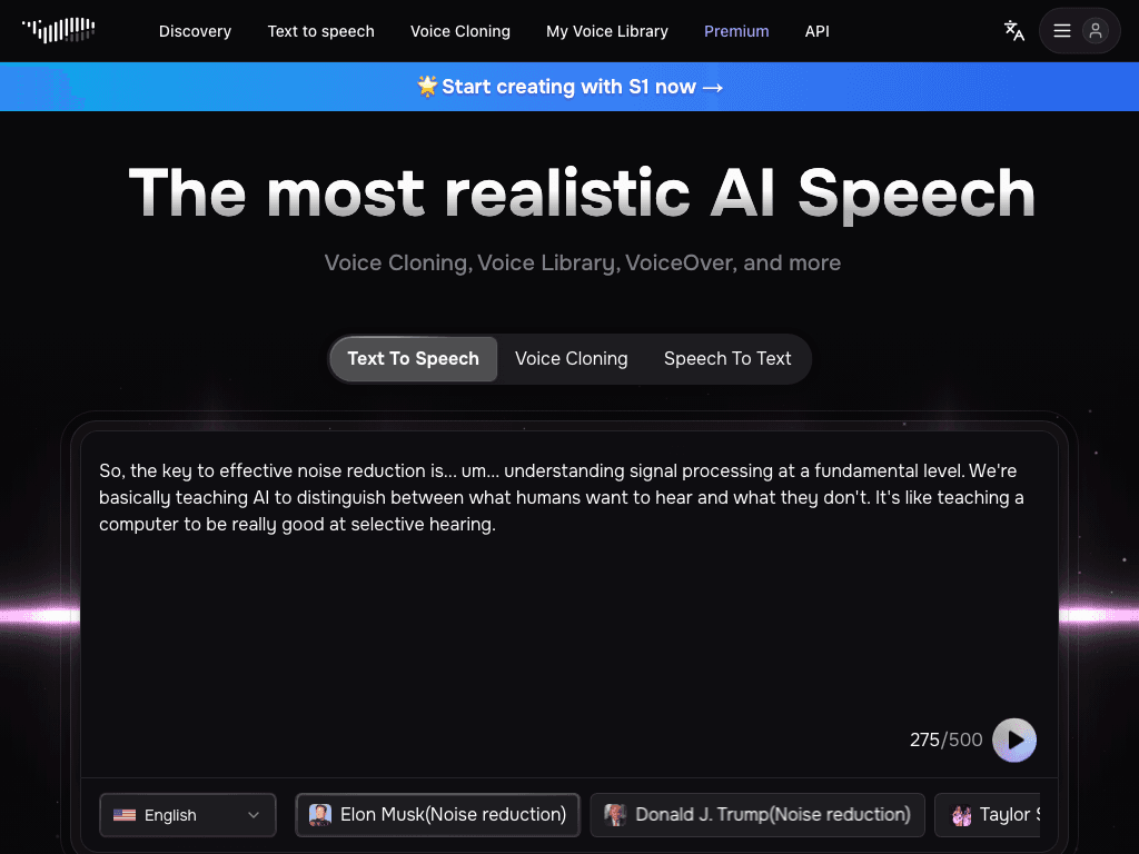 Fish Audio screenshot