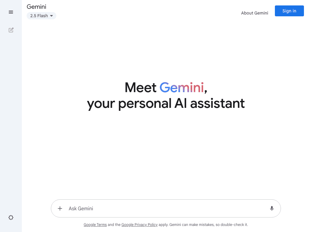 Gemini screenshot