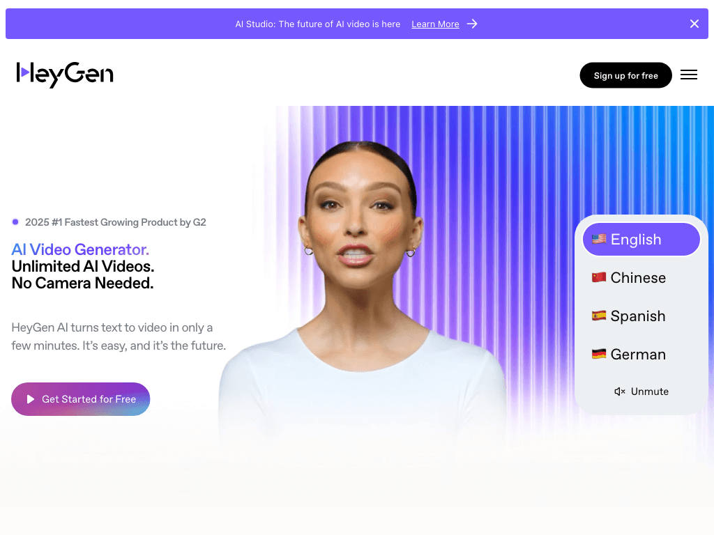 HeyGen screenshot