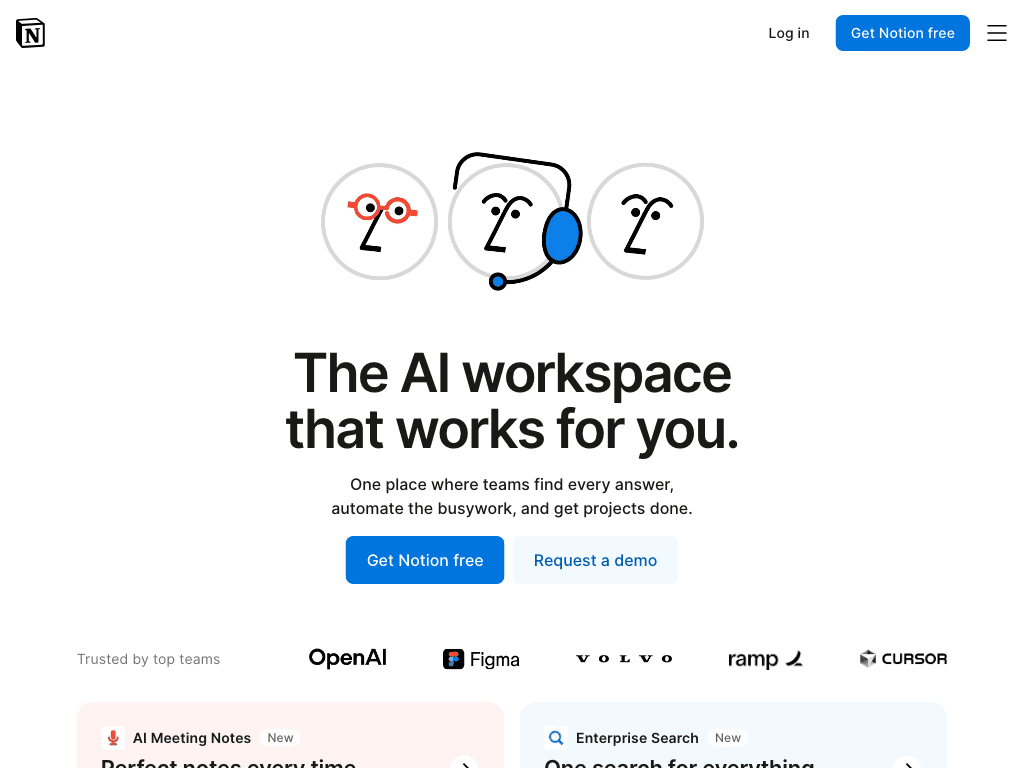 Notion AI screenshot